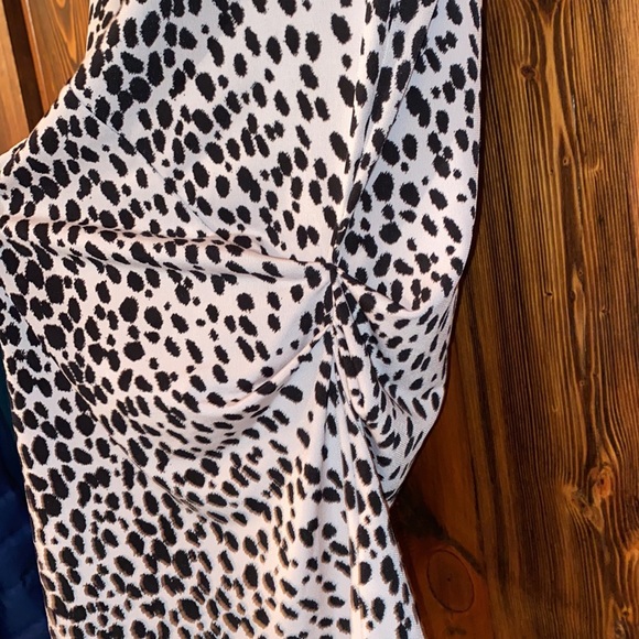 Michael Kors Sleeveless Dress Animal Print Top - Picture 3 of 5